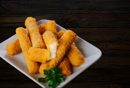 Bâtonnets de mozzarella
