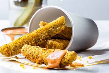 Cornichons panés