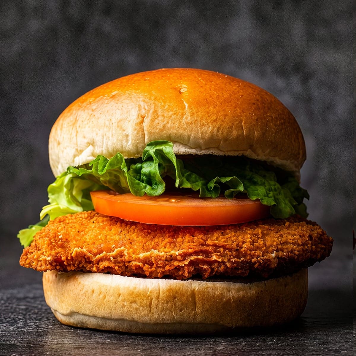 Breaded Chicken Burger (Halal)