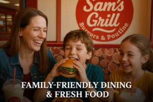 Looking for top family restaurants in Burlington? Discover why locals love Sam’s Grill for fresh food, warm service & cozy dining